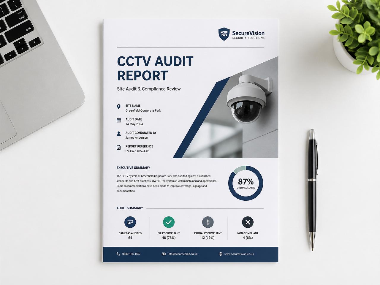 Sample written audit report